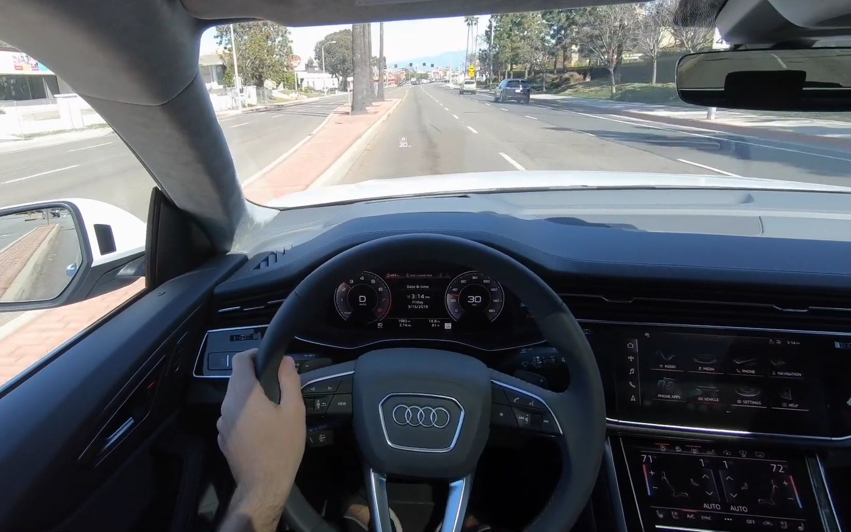 2019奥迪q8越野车第一视角试驾audiq8