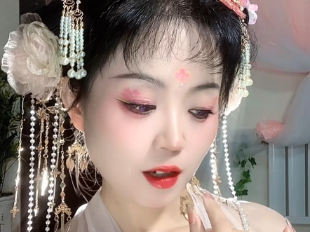 梦中人若翩翩 #汉服妆造 #古风妆造 #高糊画质