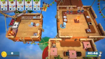 Zwen 266 Overcooked1 2胡闹厨房1 2 双人分屏键盘设置教学 哔哩哔哩 Bilibili