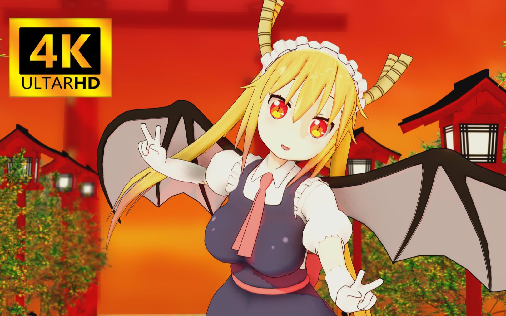 mmd4k60青空のラプソディ青空的狂想曲托尔桑