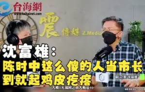 Download Video: 陈时中要选台北市长 沈富雄：“这么傻的人当市长，想到就起鸡皮疙瘩”