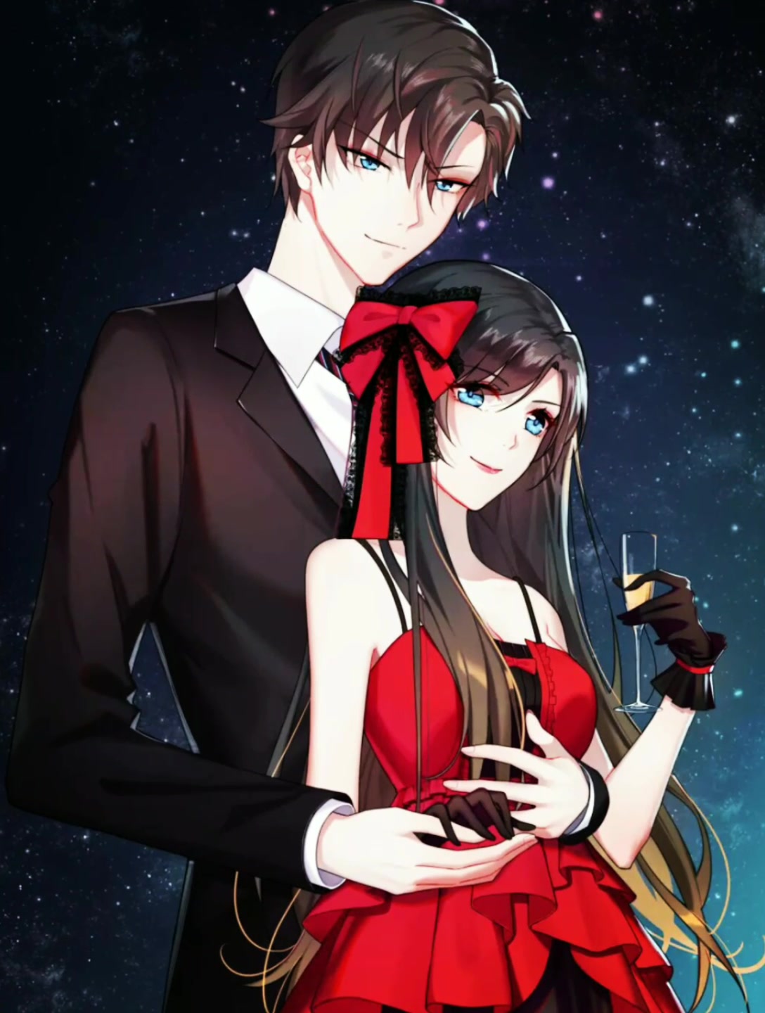 漫画中霸总与龙傲天的女人