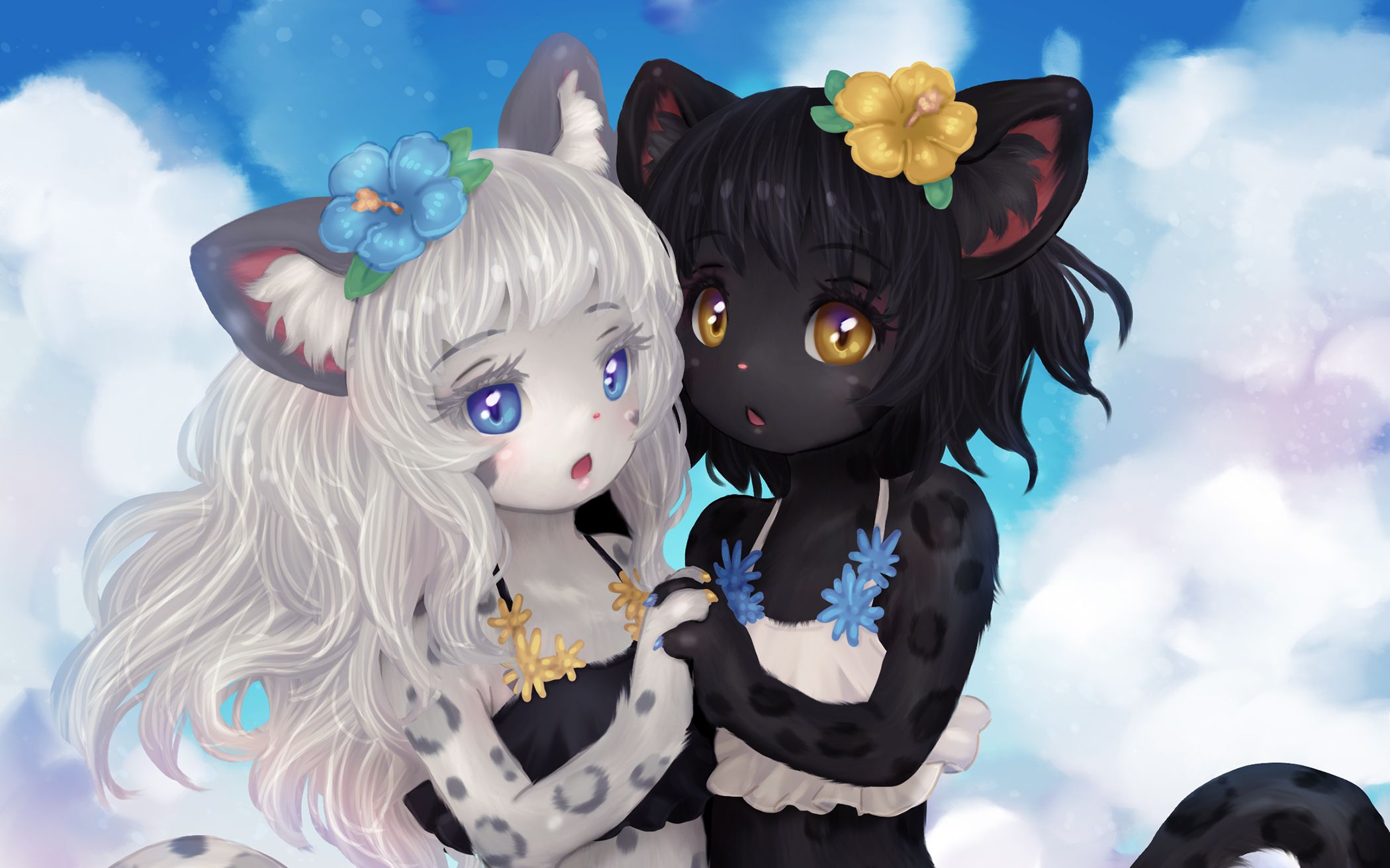 【kigurumi】变娃贴贴,双人kigurumi,双份快乐(新kig视频591)