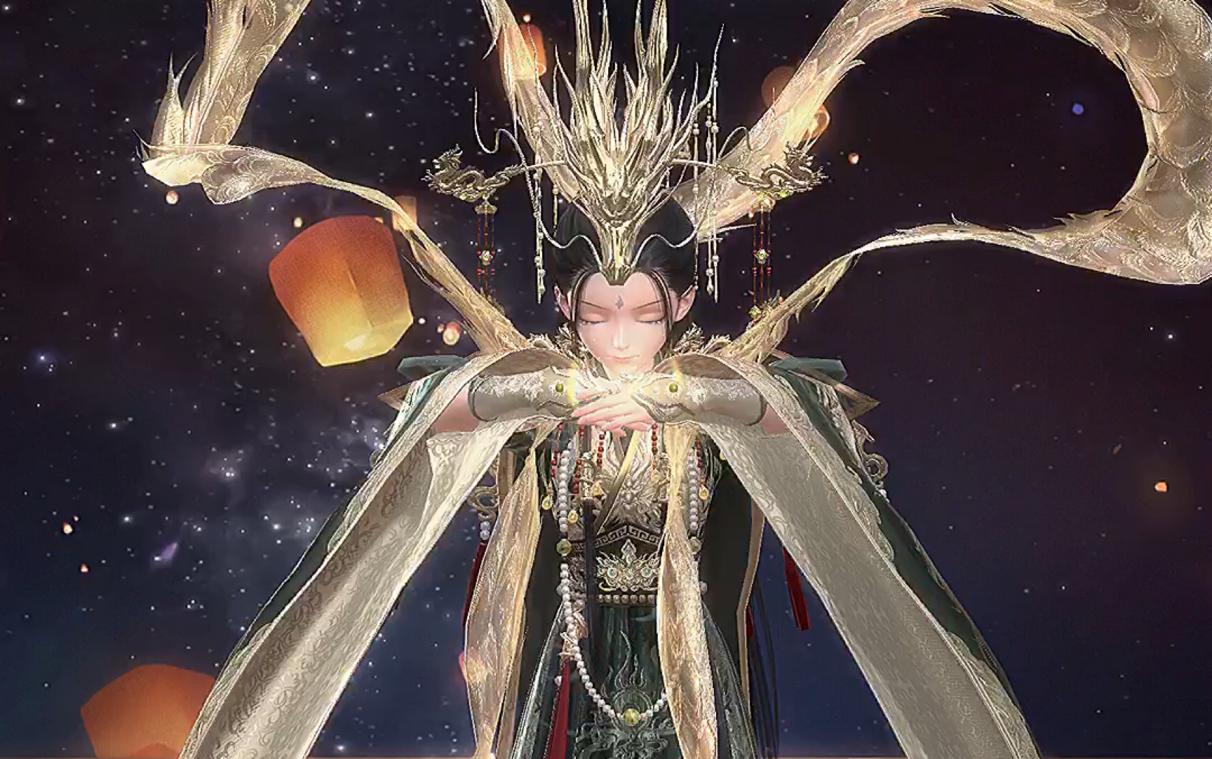 【闪耀暖暖】"千秋岁华"新年活动龙套:乾乾之吟天(赫赫之吟天复苏展示