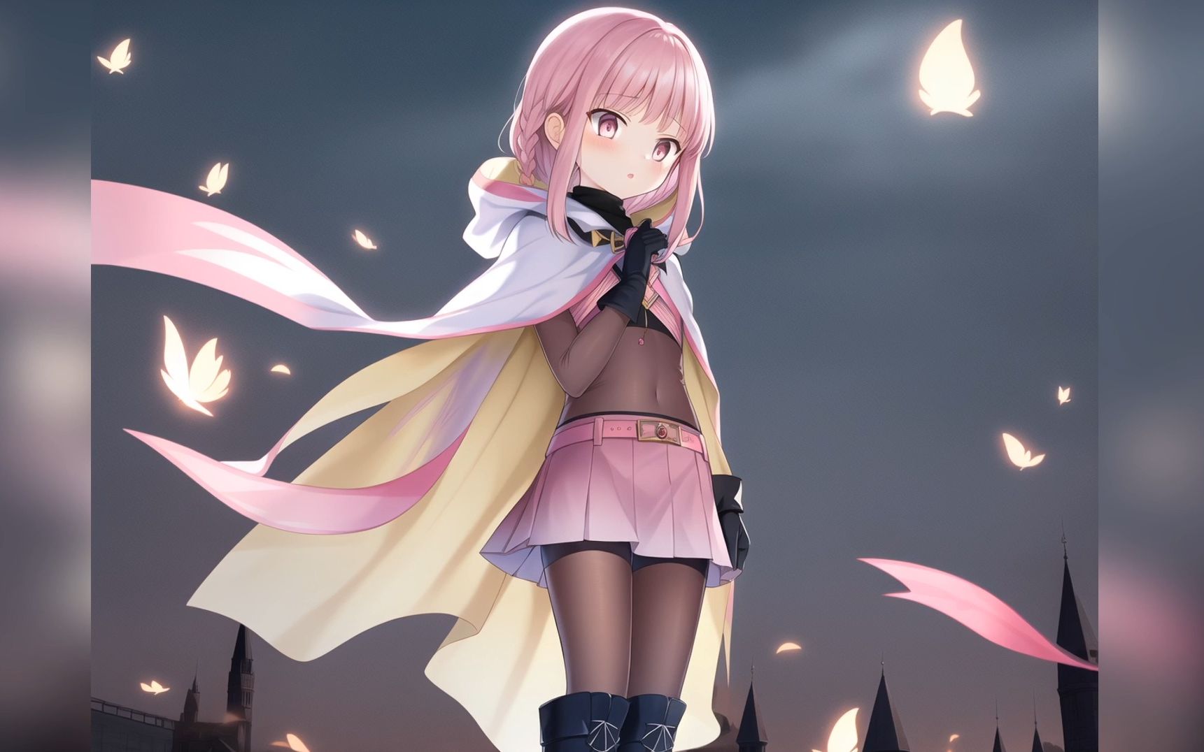 【novelai】环彩羽