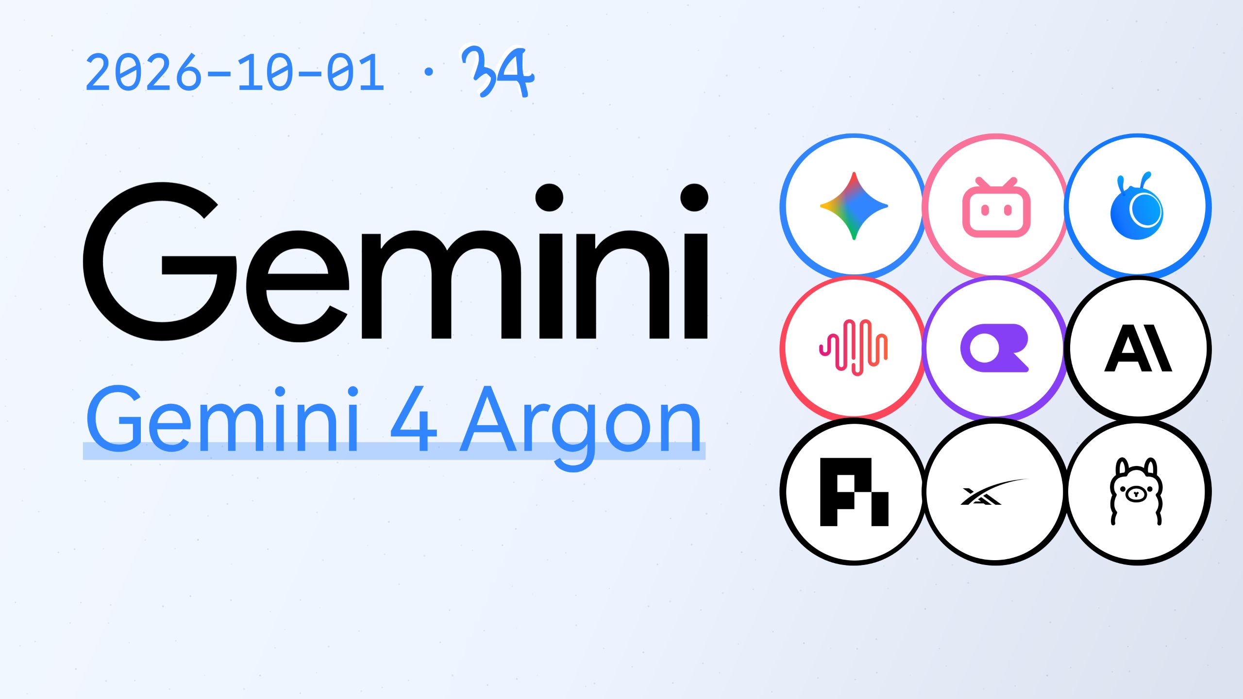 Gemini 4 Argon 发布【AI 早报 2026-10-01】