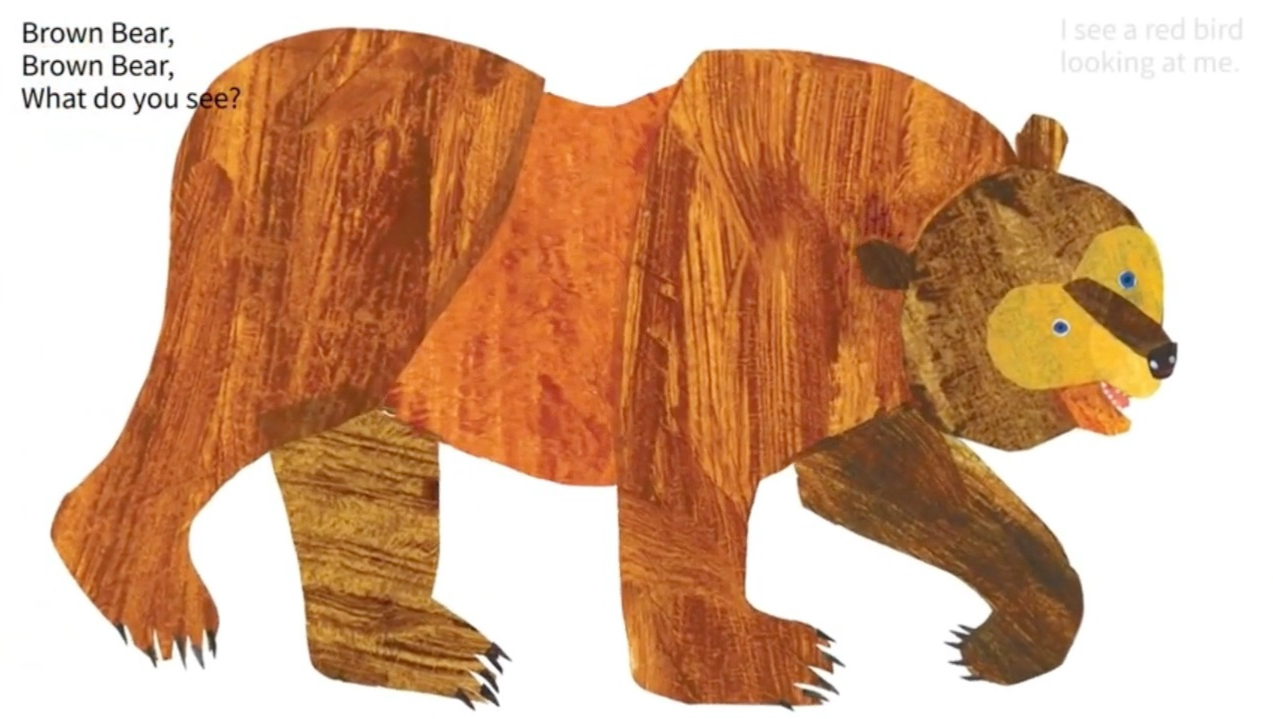 Brown Bear，Brown Bear，What do you see？英语启蒙儿歌