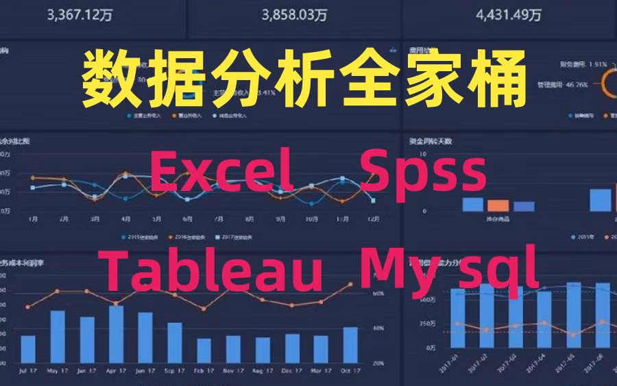 [图]excel+tableau+spss+数据分析思维 一周轻松学会业务分析