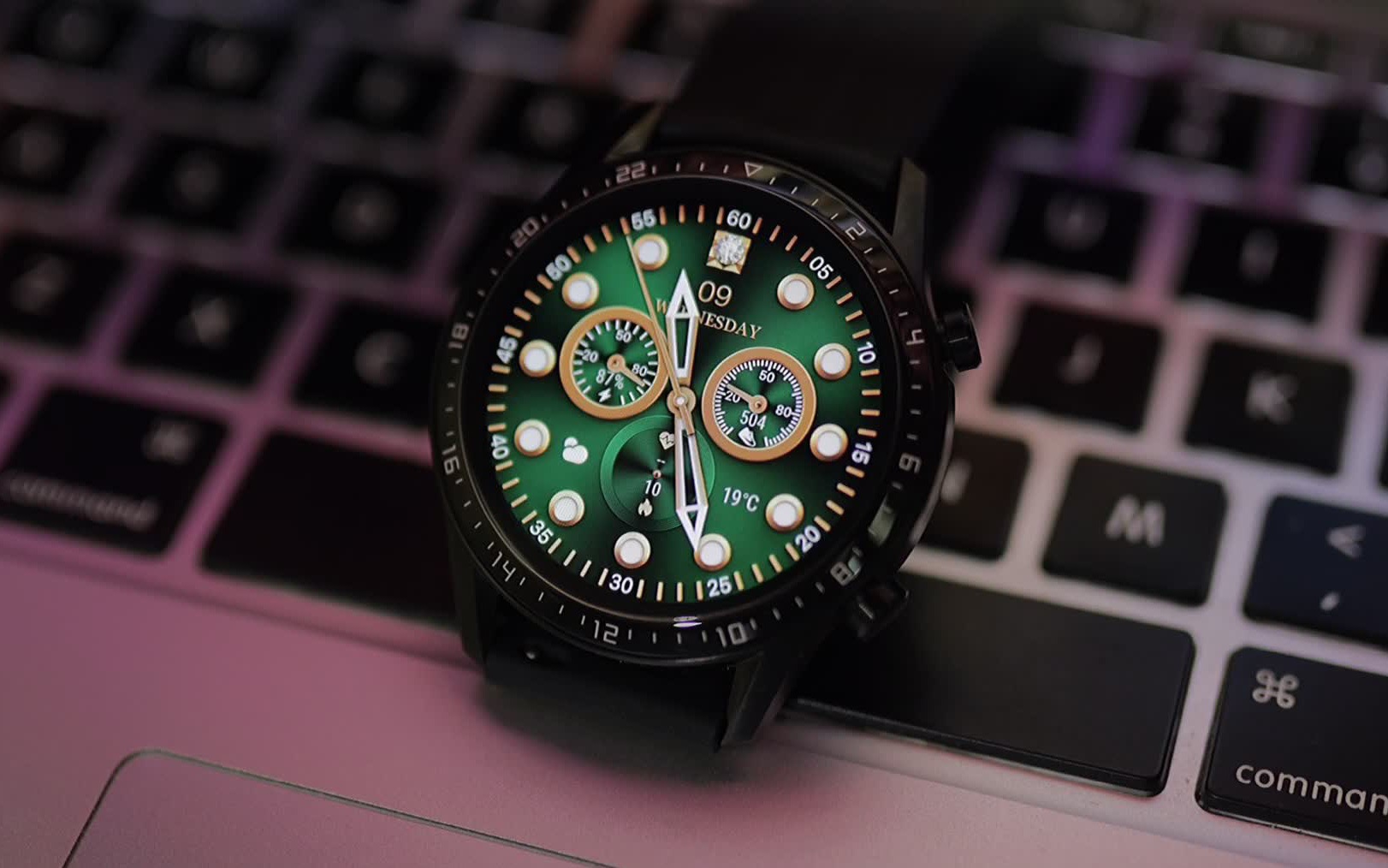 华为watchgt手表表盘绿色经典