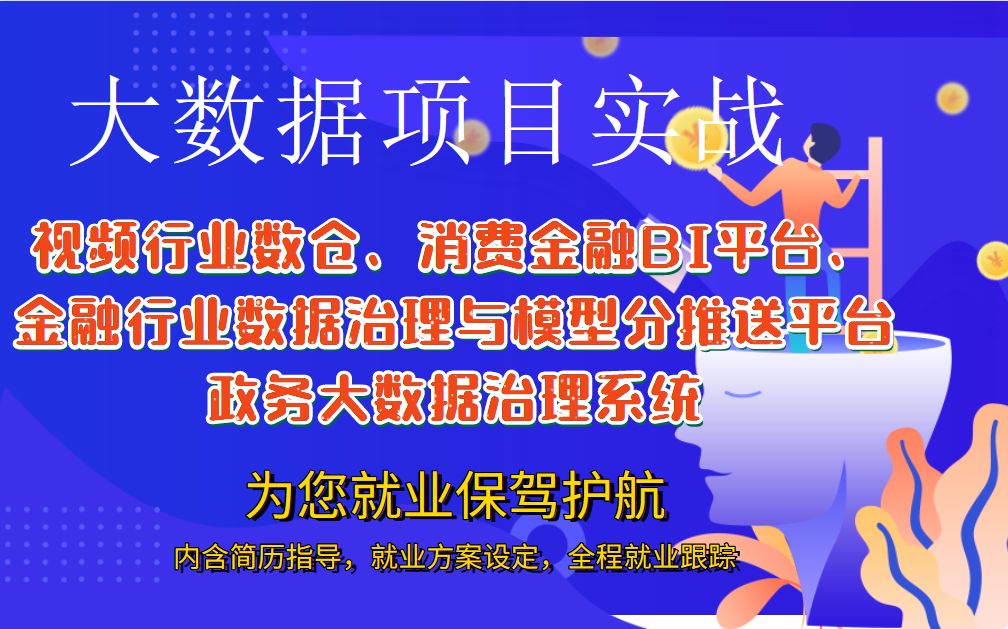 大数据项目实战,大数据数仓、BI报表、ETL过程、数据治理等全方位讲解,包含三大行业,扩宽行业领域.哔哩哔哩bilibili