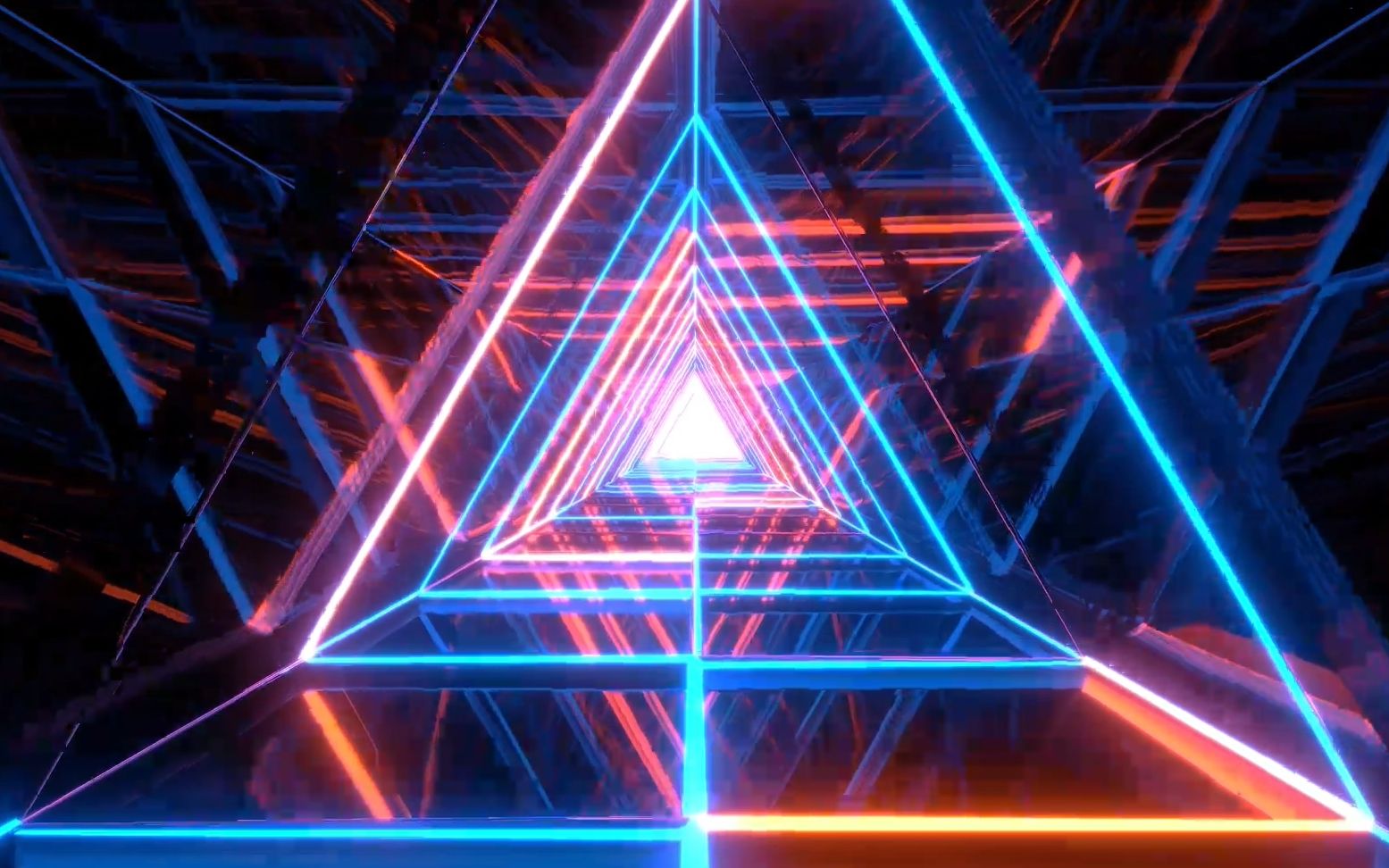 e309 大气绚丽三角形灯光灯光隧道穿梭炫酷动感爵士舞街舞灯光秀服装