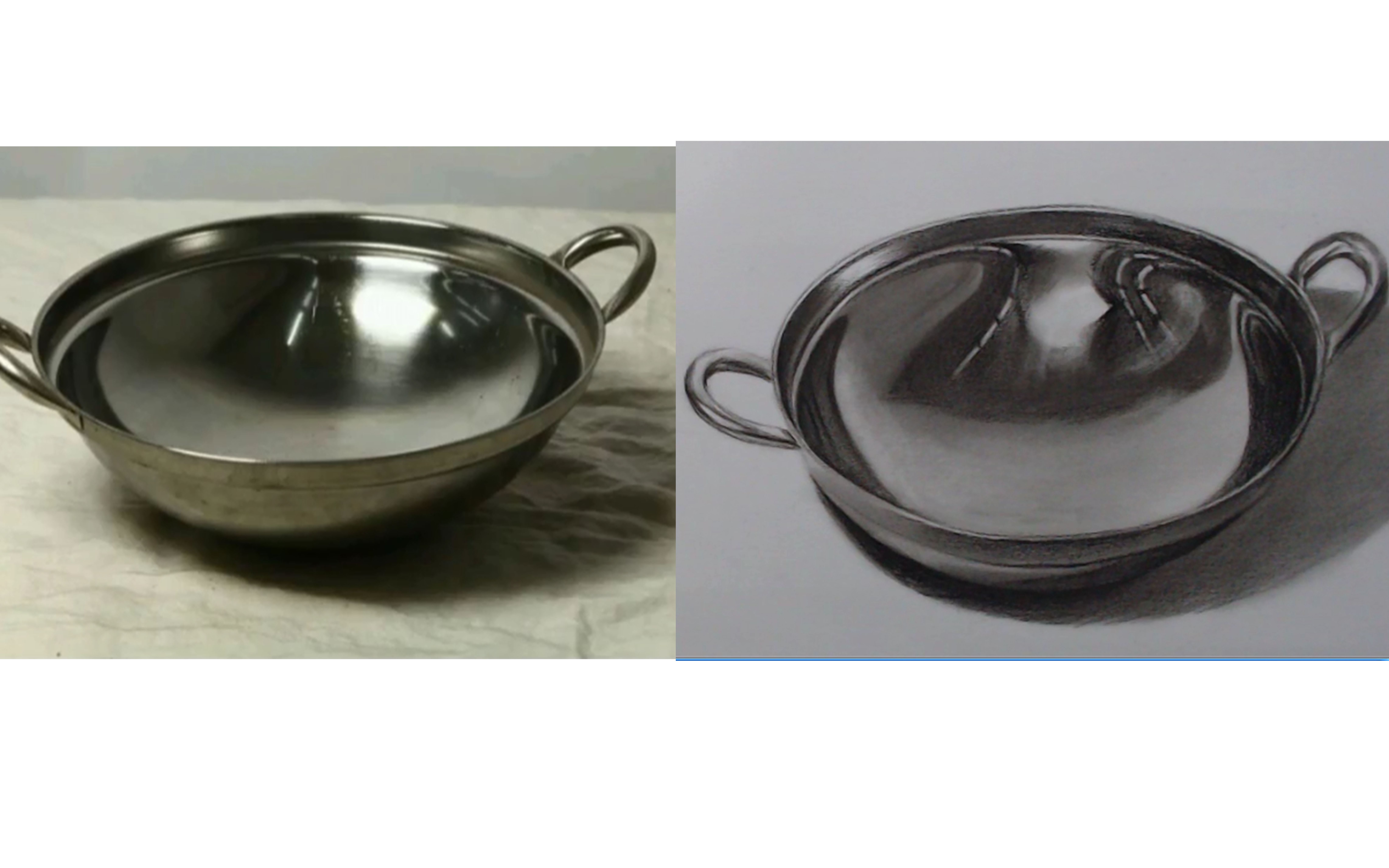 【素描教程】素描老师带你剖解不锈钢结构画法,准备好工具了吗