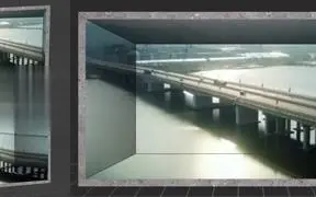 3全息通道五折幕视频定制时光隧道视频.