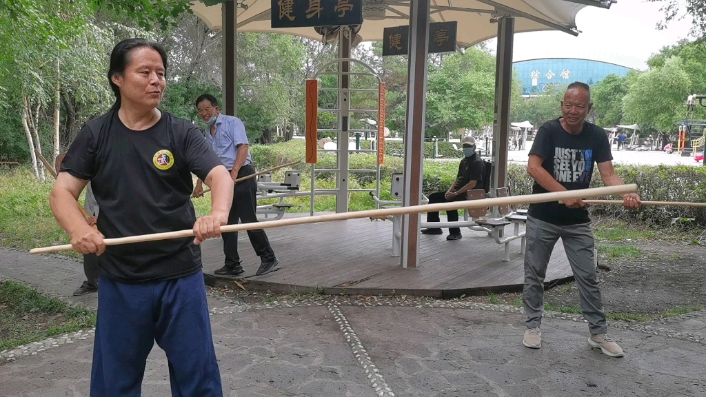 绥化武式郝为真太极大成拳壳子棍
