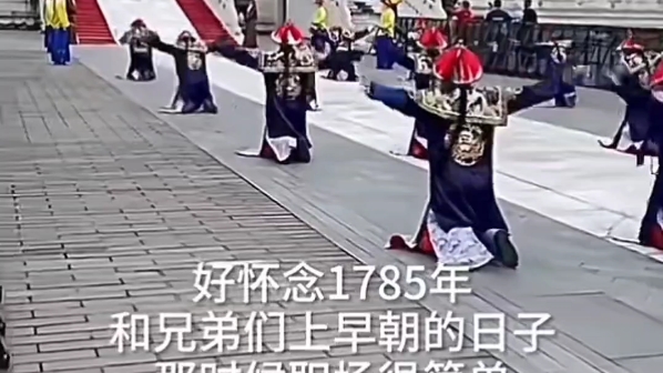 好怀念和兄弟们上早朝的日子