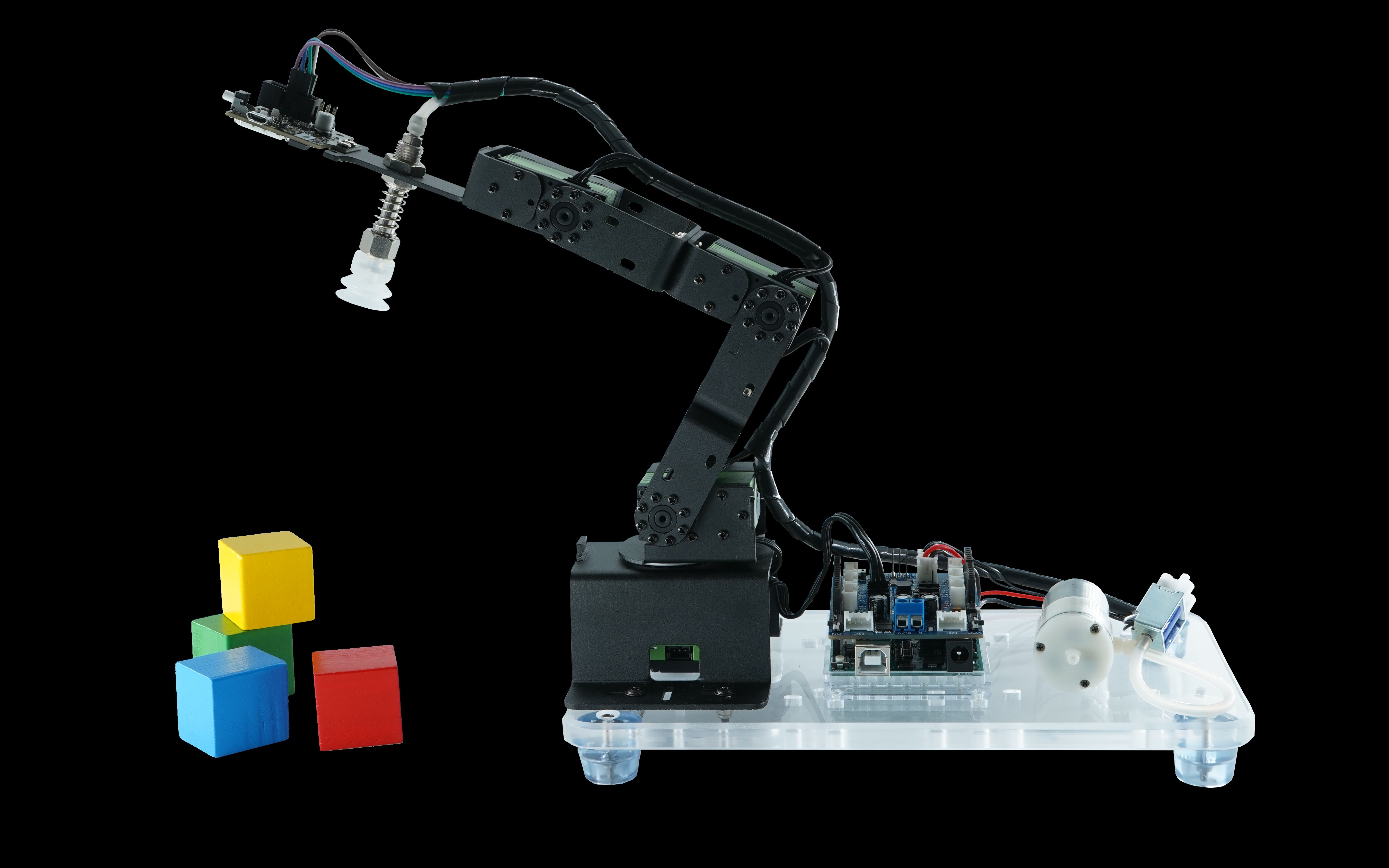 开源arduino 机械手臂视觉识别 抓取_哔哩哔哩_bilibili