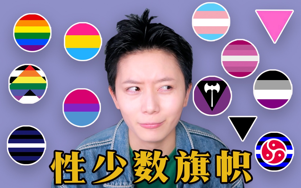 只知道彩虹旗代表lgbt?这些旗帜都代表什么呢?哔哩哔哩bilibili