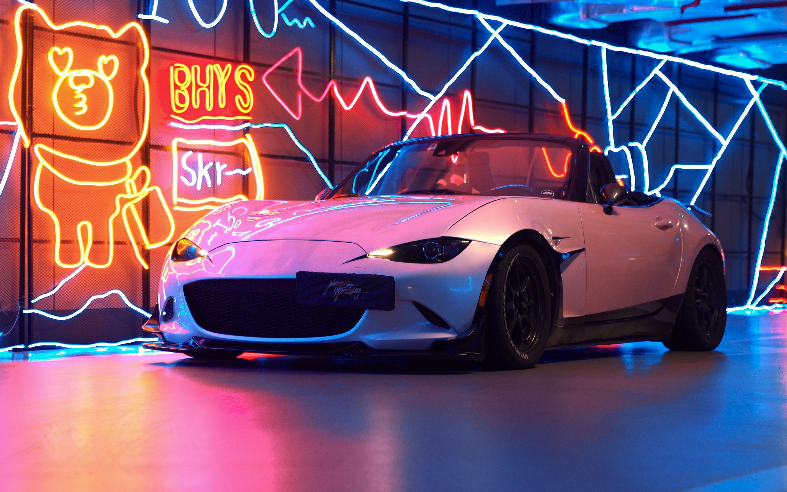 马自达x本田梦幻联动!mx2000深夜激走!