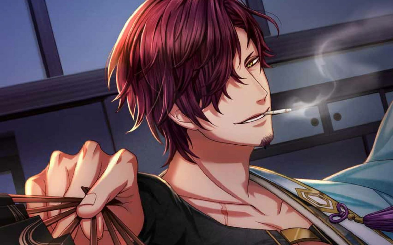 在茜色世界中与君咏唱/茜60 狼之武士道 芹泽鸭阴觉 cv:诹访部顺一