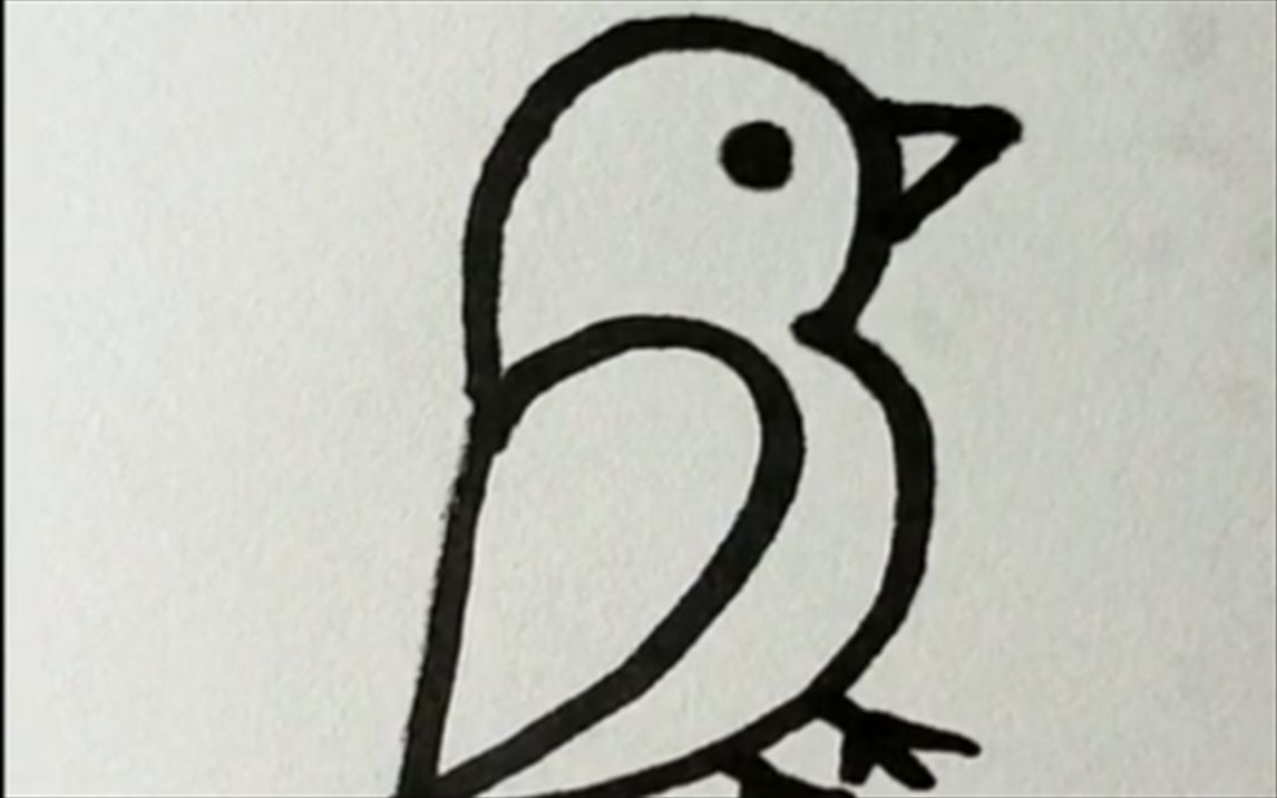 【简笔画】教你用数字123画小鸟