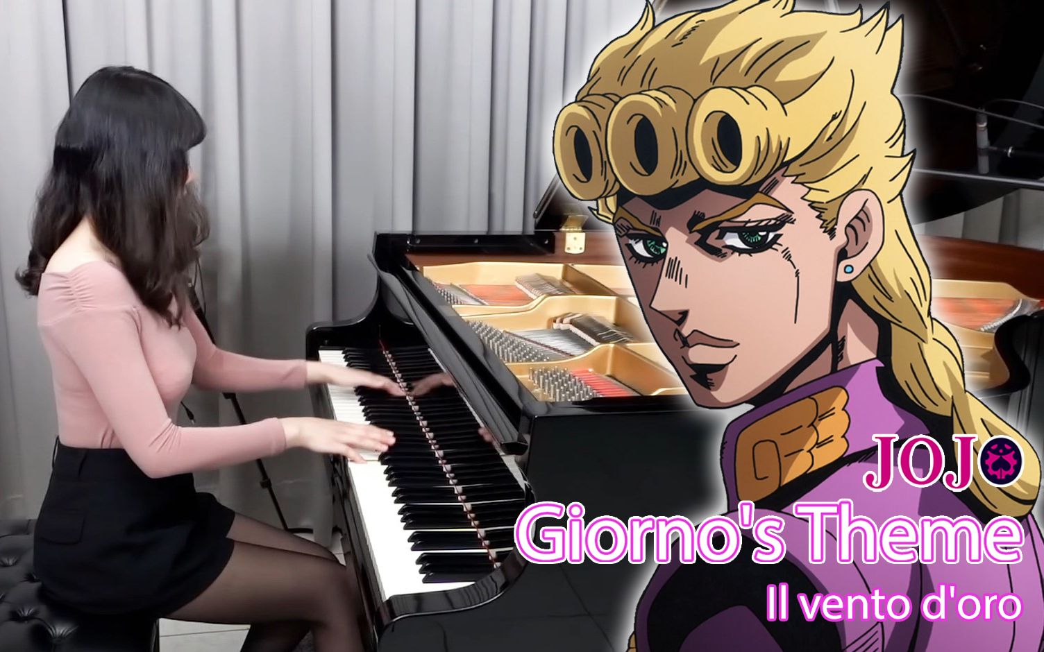 [图]JOJO黄金之风处刑曲「Giorno's Theme / Il vento d'oro」高难度钢琴版 | Ru's Piano