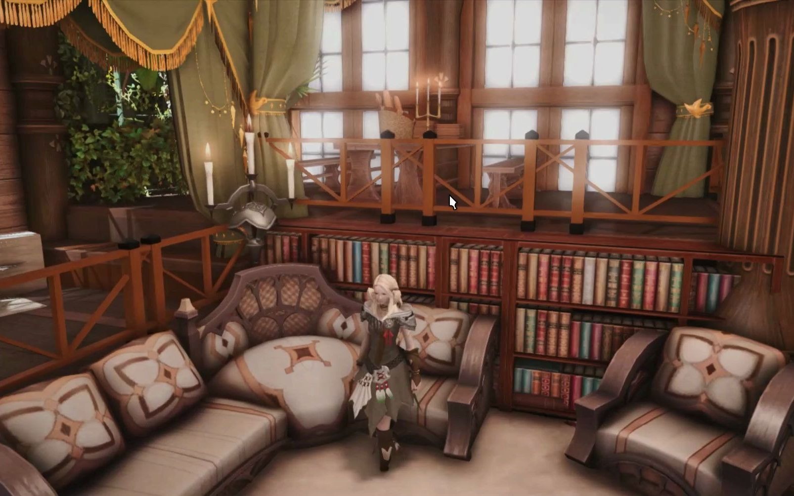 【ff14装修】-林中暖阳- 复古森系s房装修 客单存档