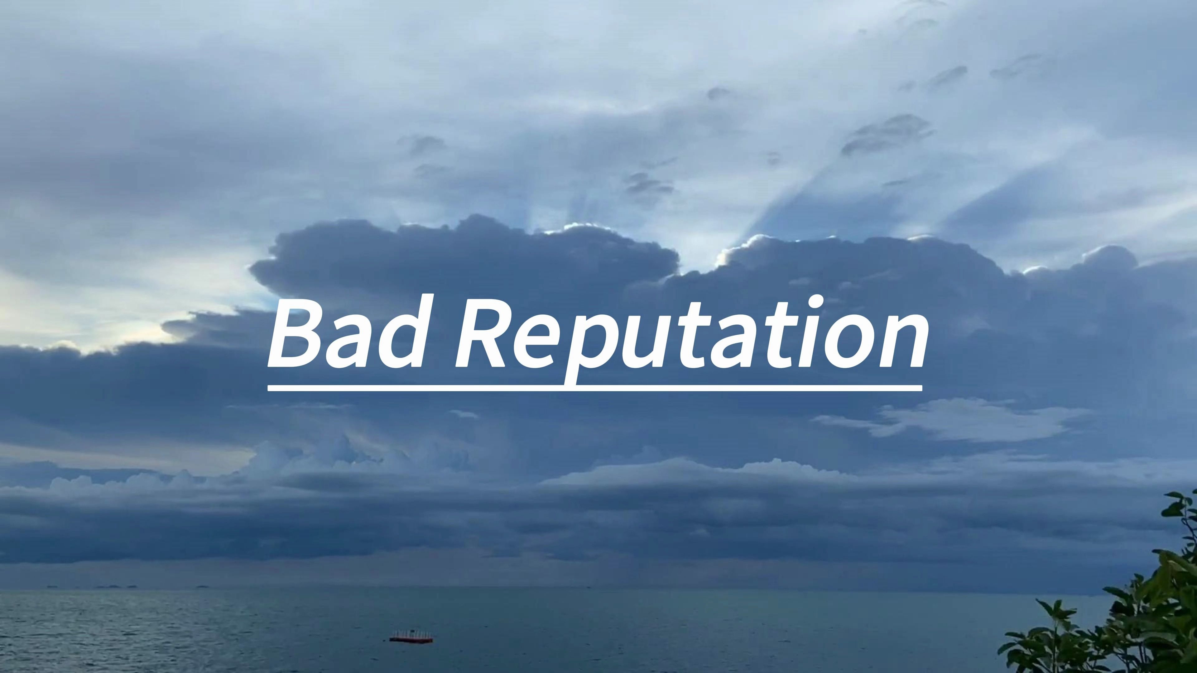 《bad reputation》,"我不好,但也不坏"