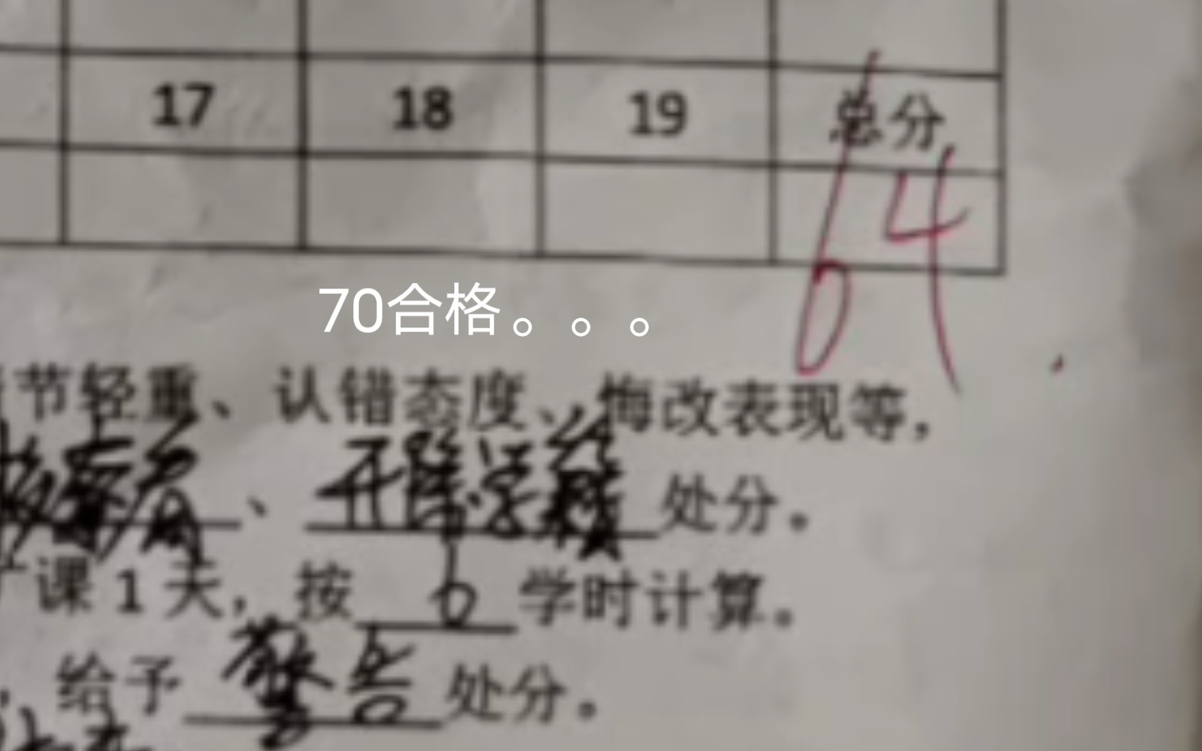 [图]当你学生手册考试失败后，你和辅导员极限拉扯。。。