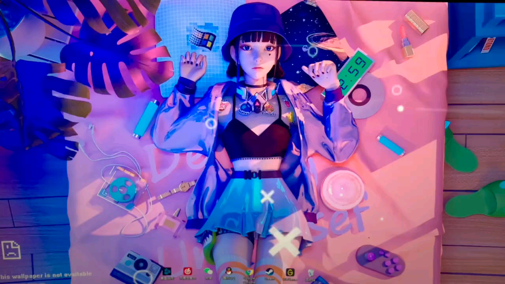 95粉色少女的壁纸谁用谁爱～简直不要