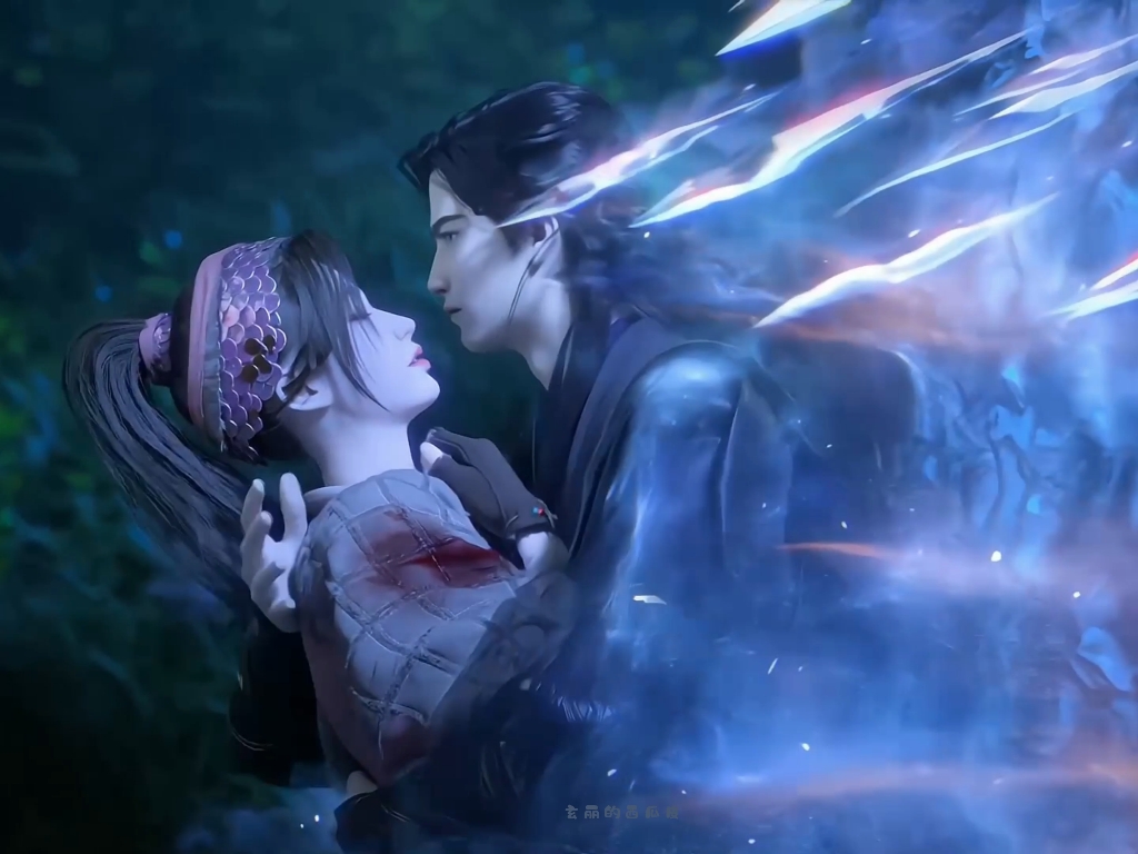 这个拥抱,镜玄等了十年吧,和屠丽仅仅一墙之隔,不能言说,不能见面,他