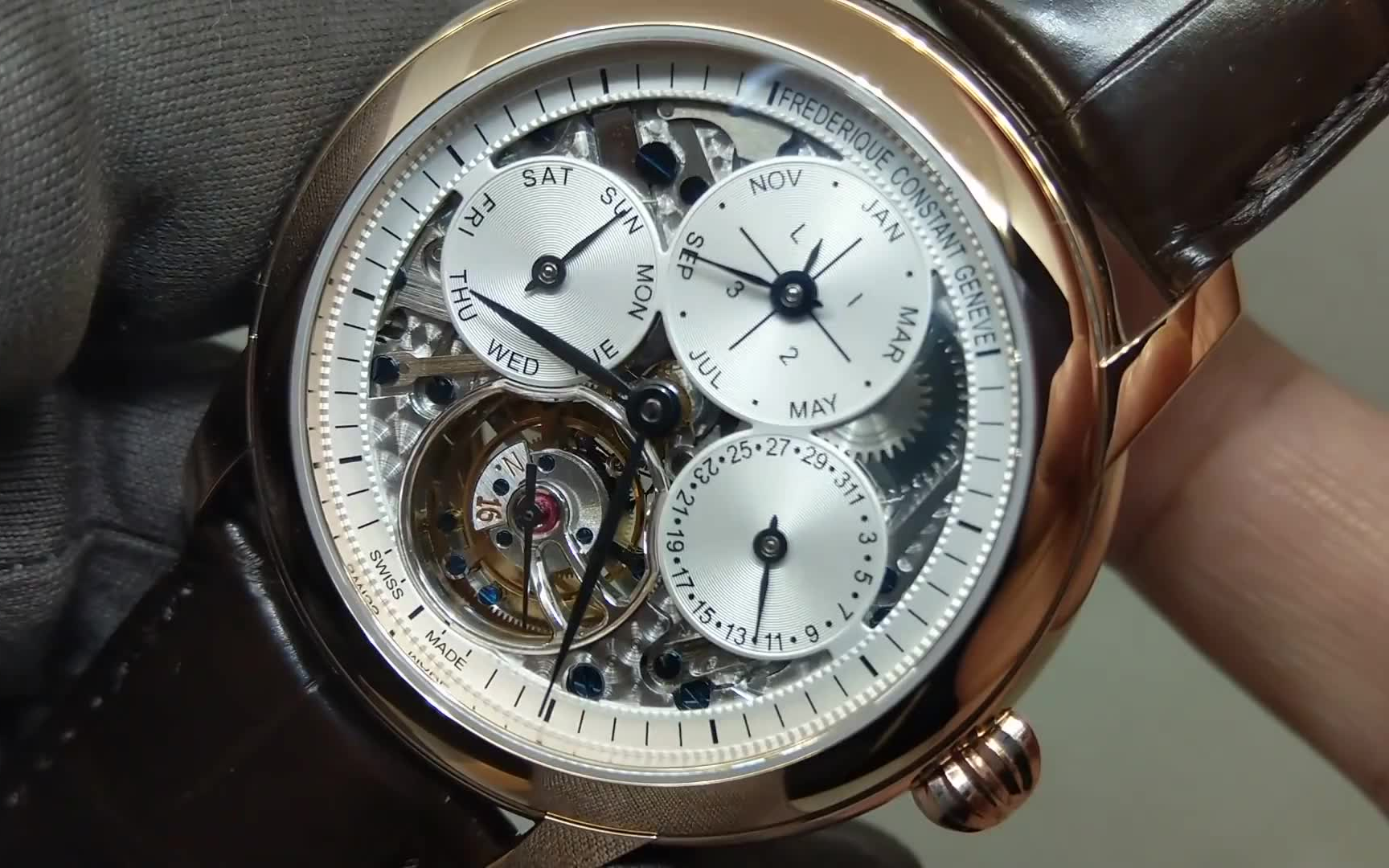 [图]【亲民高复杂】Frederique Constant 康斯登 陀飞轮万年历腕表 Tourbillon Perpetual Calendar