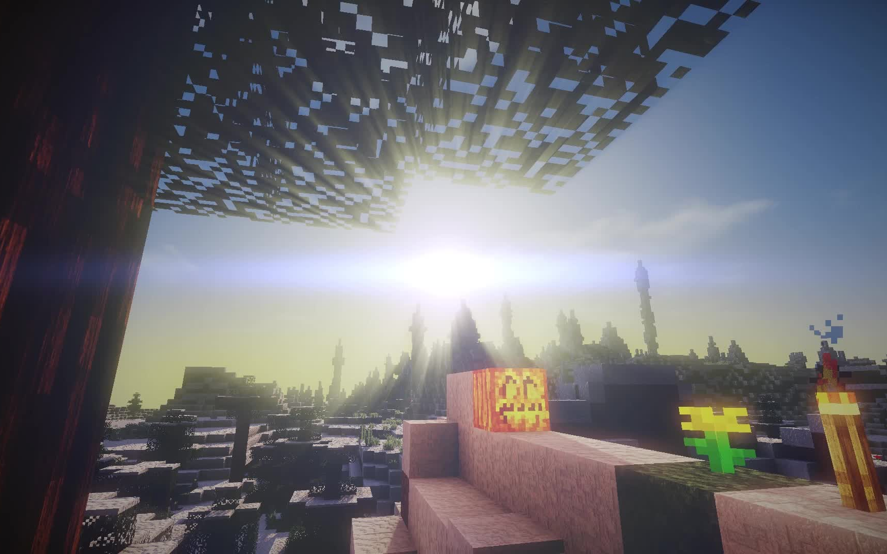 Minecraft光影动态壁纸+安装教程_哔哩哔哩_bilibili