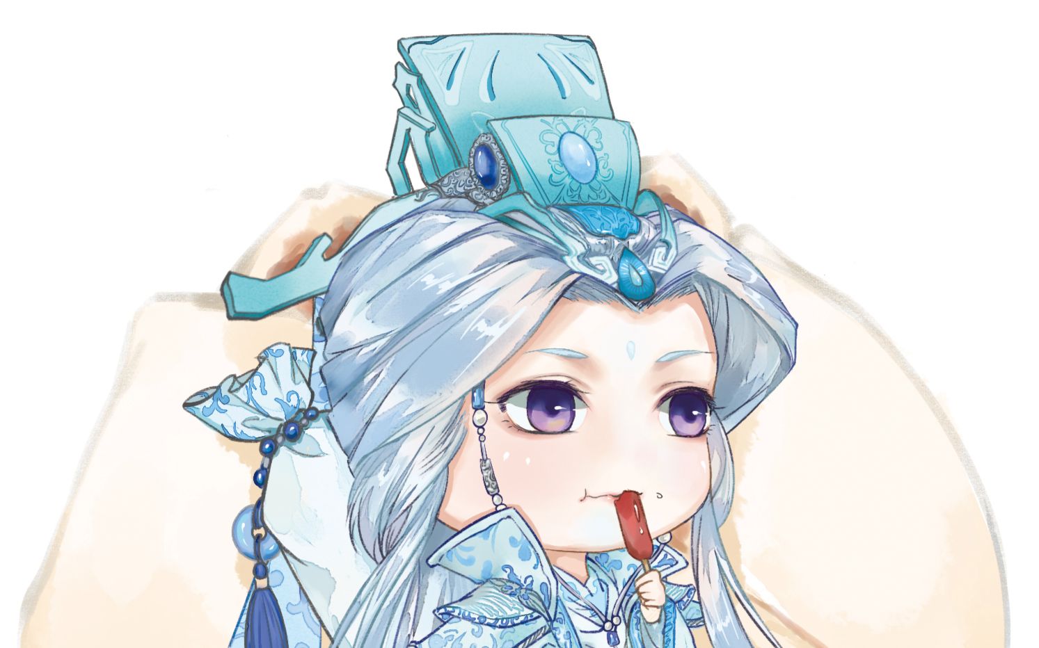 【板绘】天迹q版绘画过程