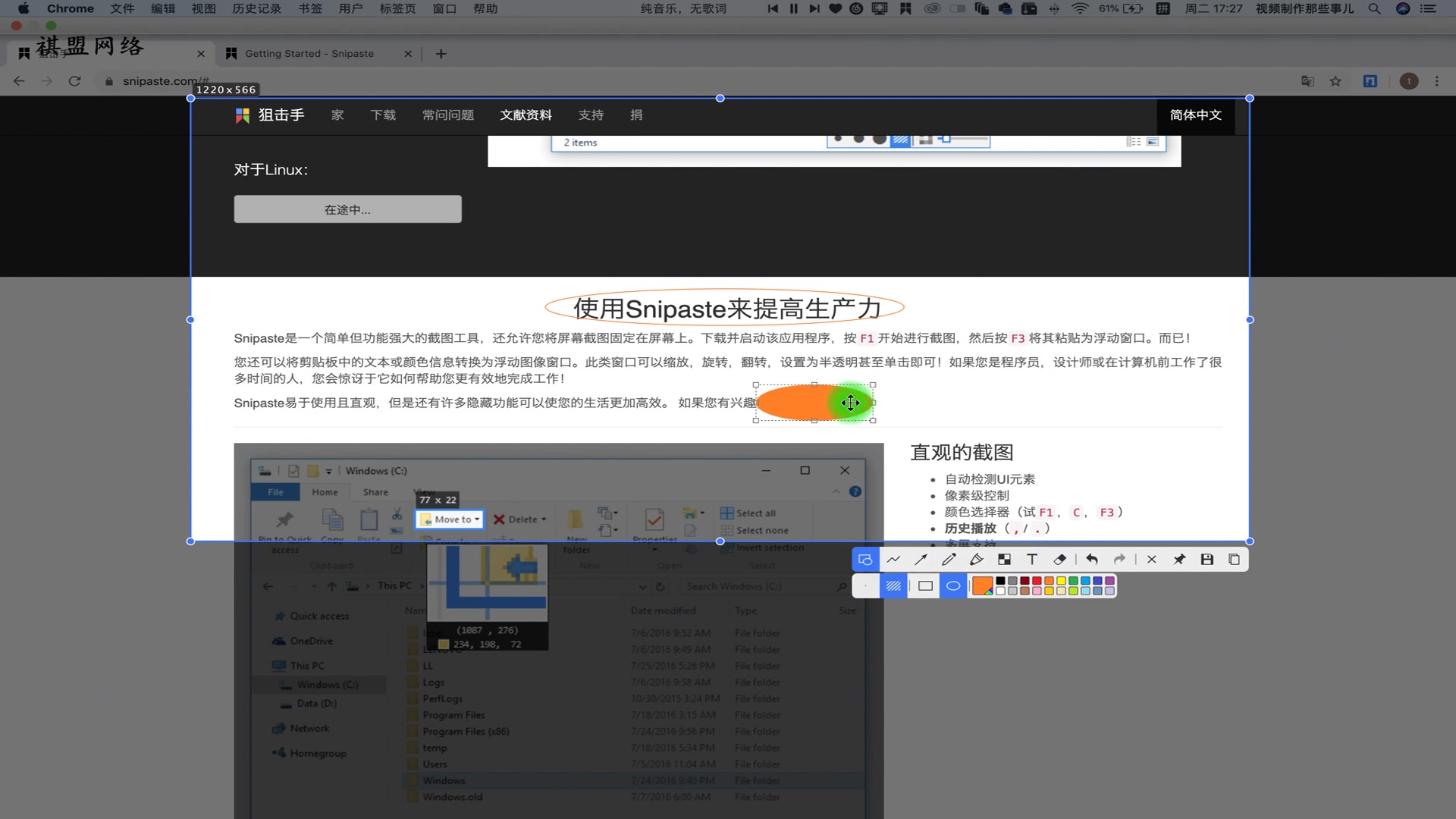 截图软件系列分享:案例最好用的截图软件,从此截图so eas,祺盟网络哔哩哔哩bilibili