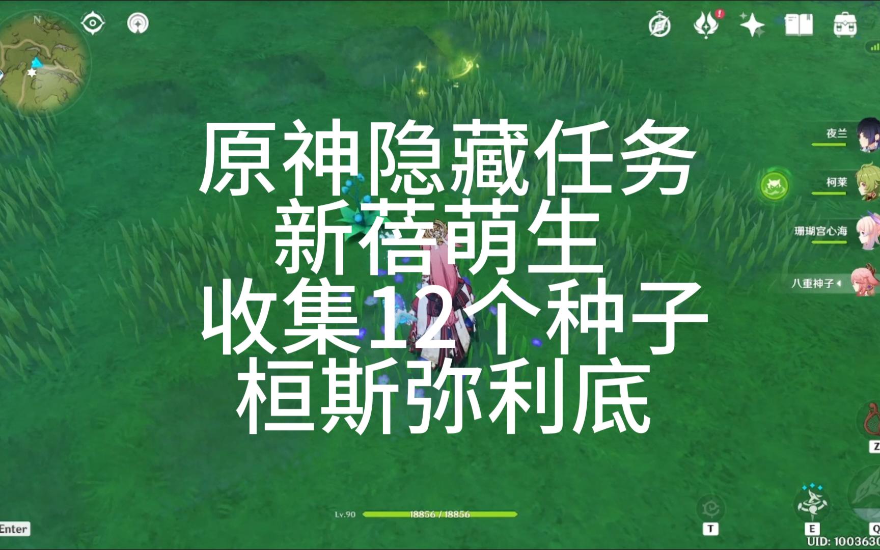 [图]原神新蓓萌生 收集12个种子 桓斯弥利底
