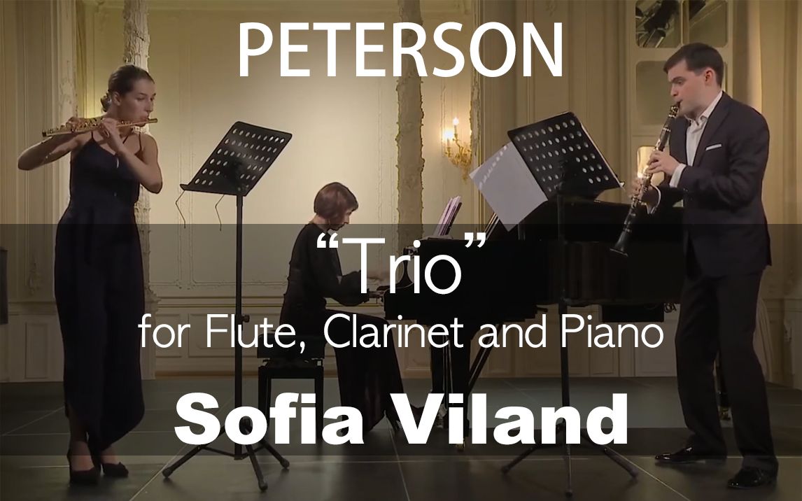 [图]R.Peterson___Trio for Flute, Clarinet and Piano (Sofia Viland)