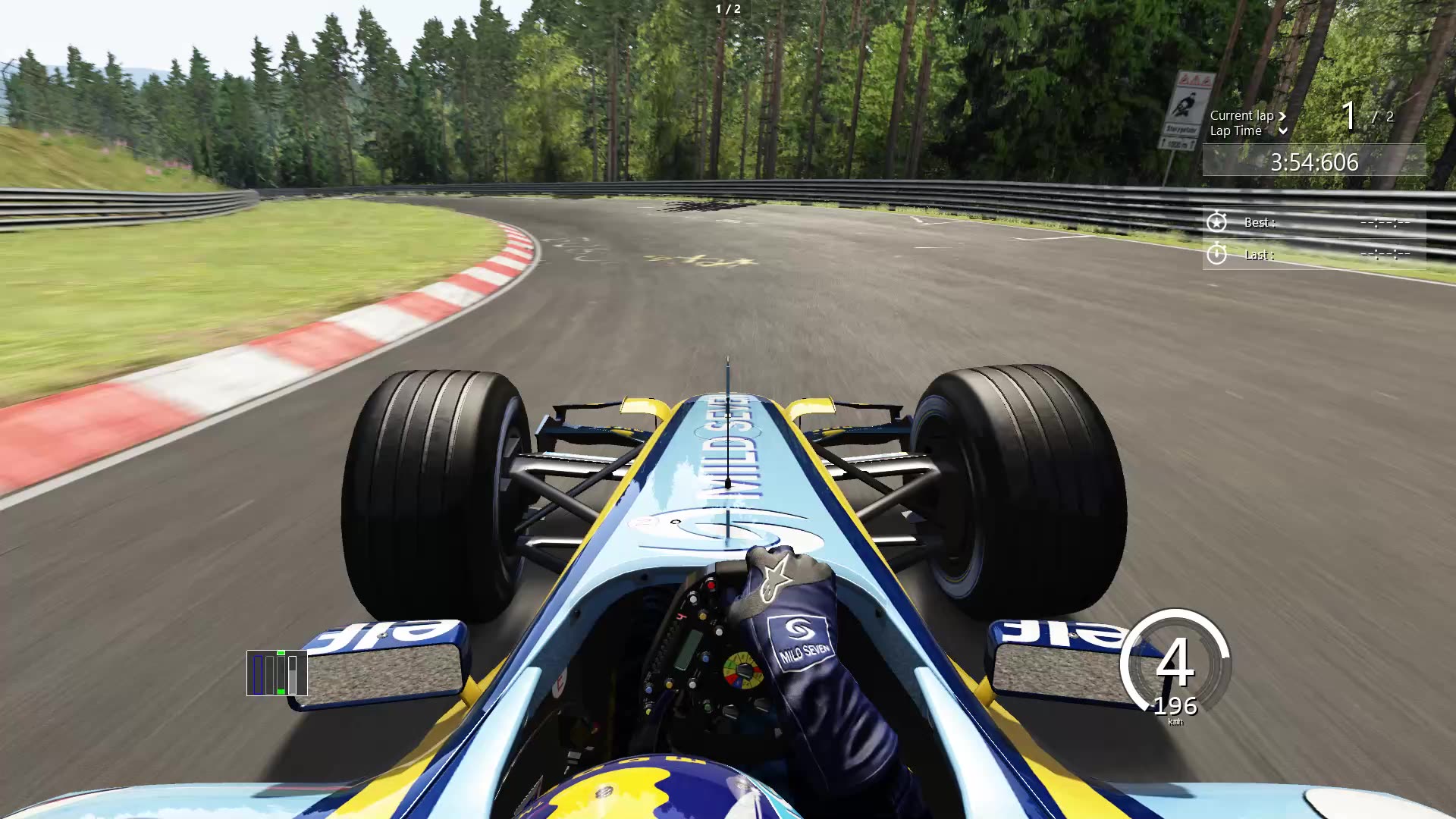 阿隆索巅峰座驾雷诺r25纽北贴身缠斗让我过吧秋梨膏g29无辅助