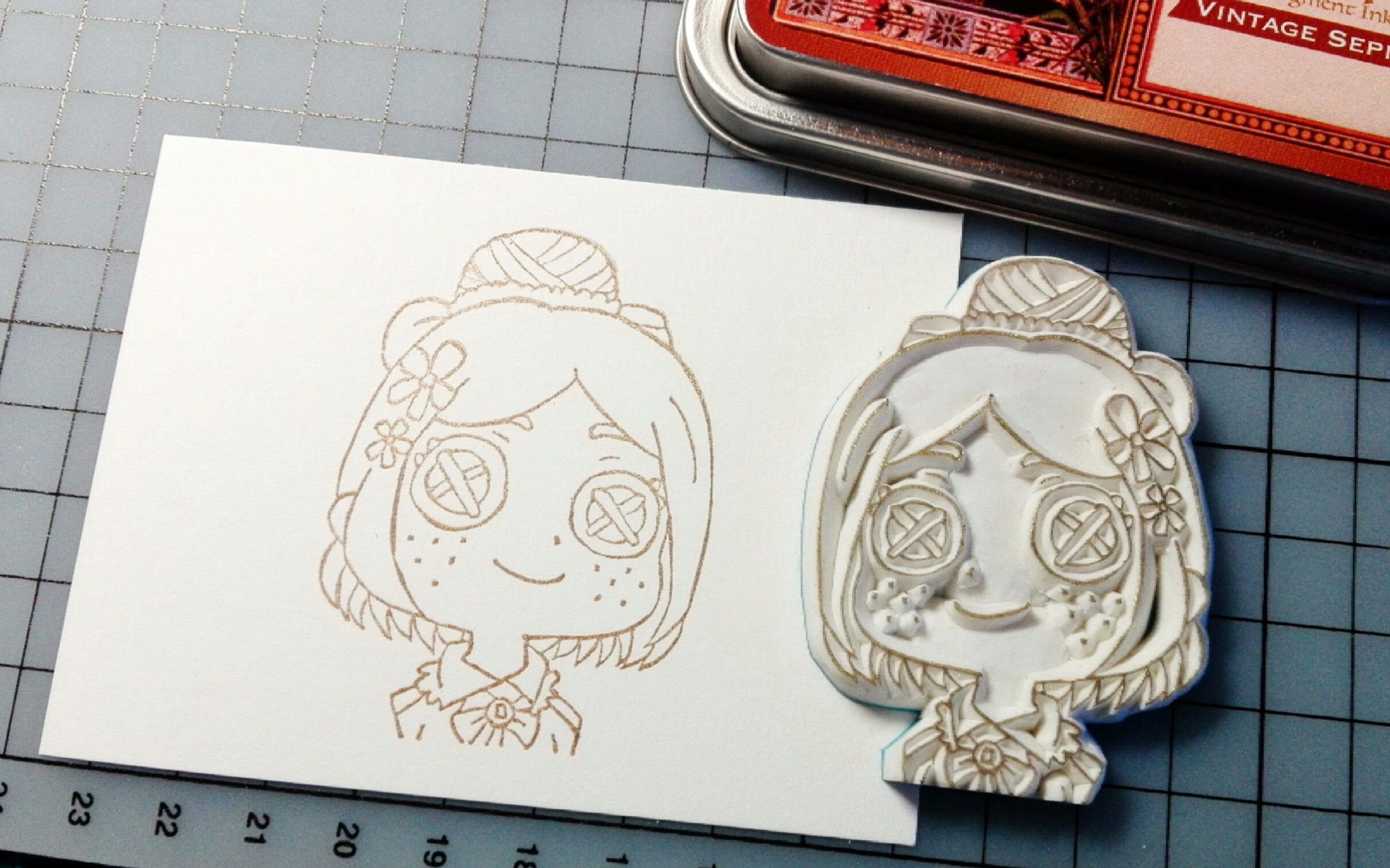 【幻秋】第五人格61求生者61空军 橡皮章雕刻