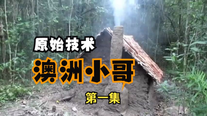 澳洲小哥 原始技术:wattle 和 daub 小屋 第一集