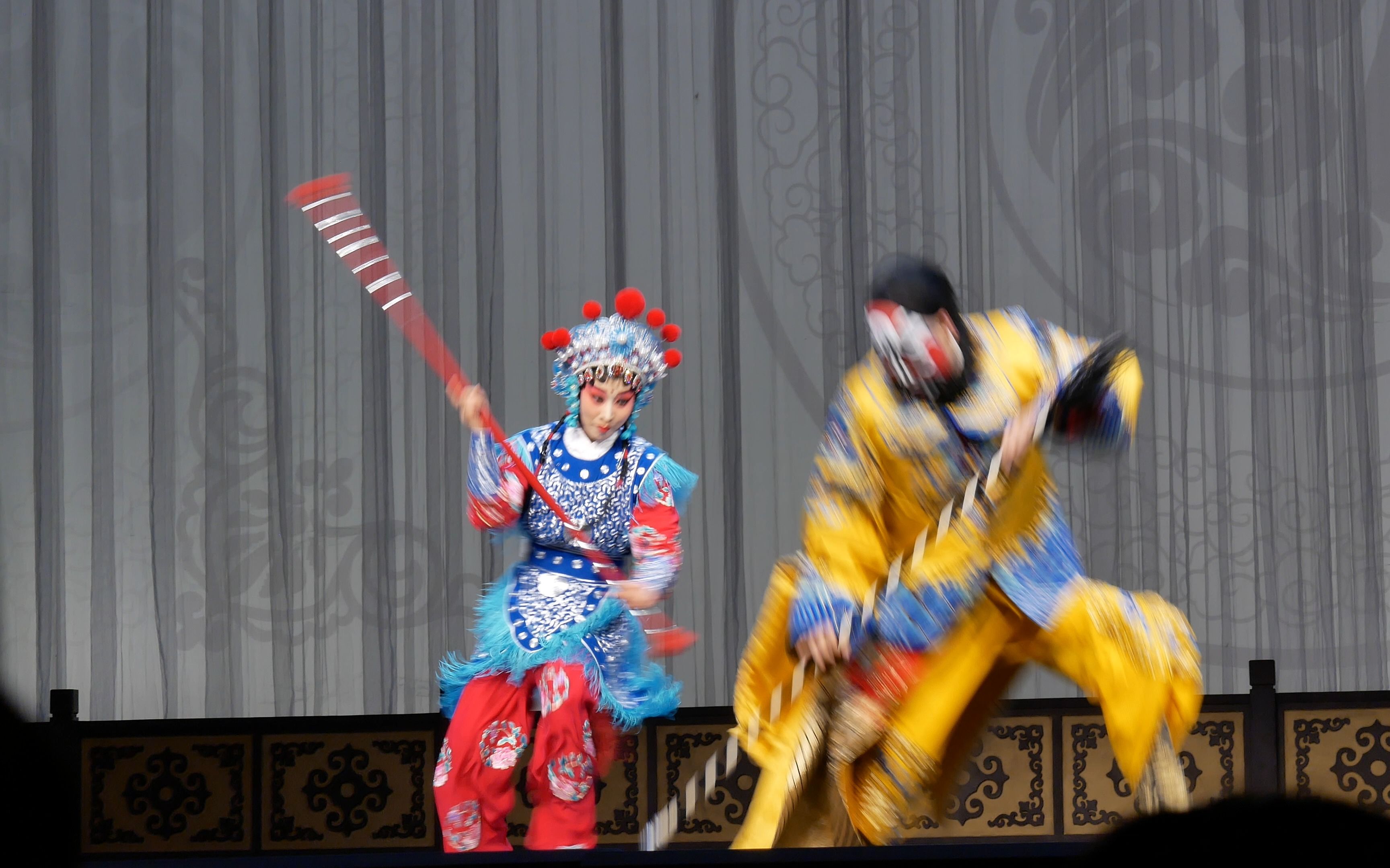 杨帆饰杨排风打韩昌武打戏4k超高清20230715湖北省京剧院