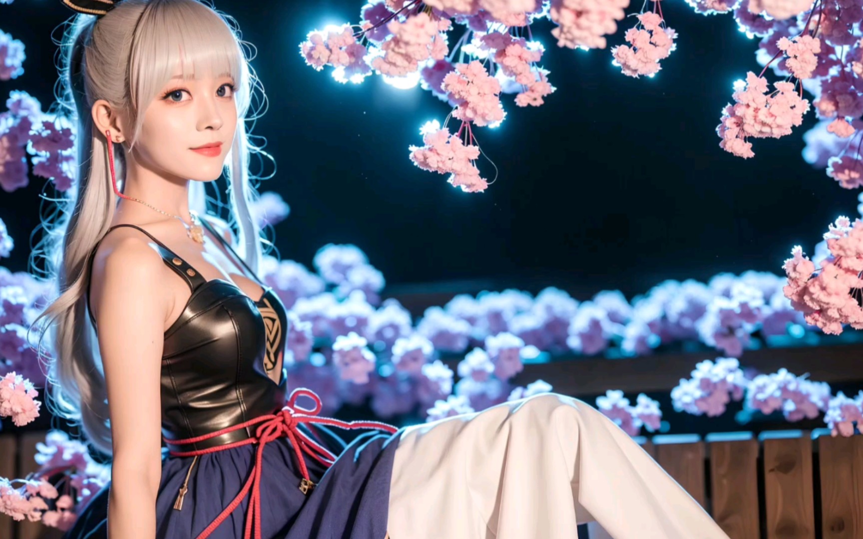 赛博cos|神里绫华 虽然不是真人,但是真爱呀!