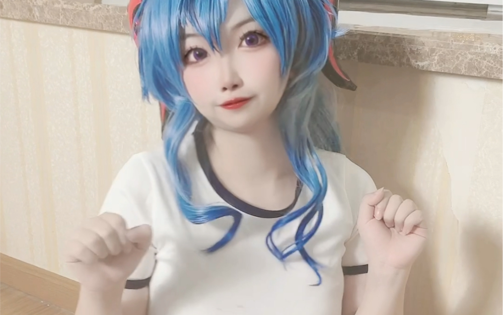 甘雨白丝体操服