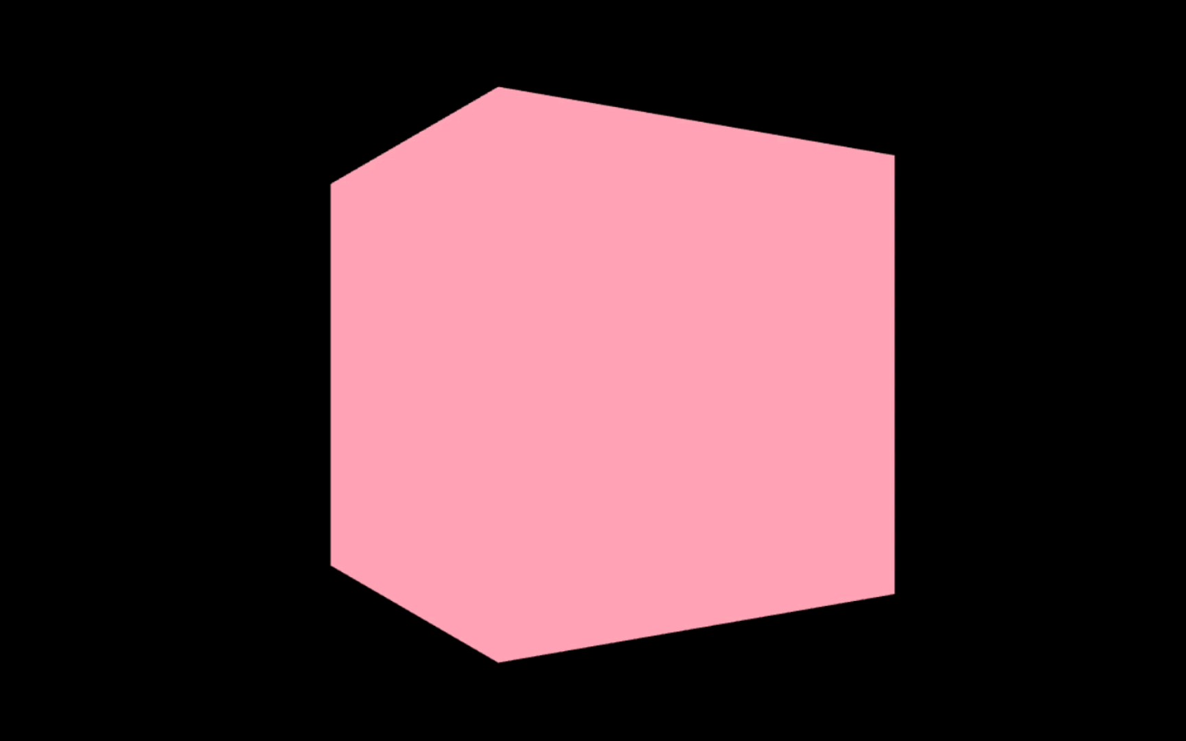 粉色方块旋转一分钟