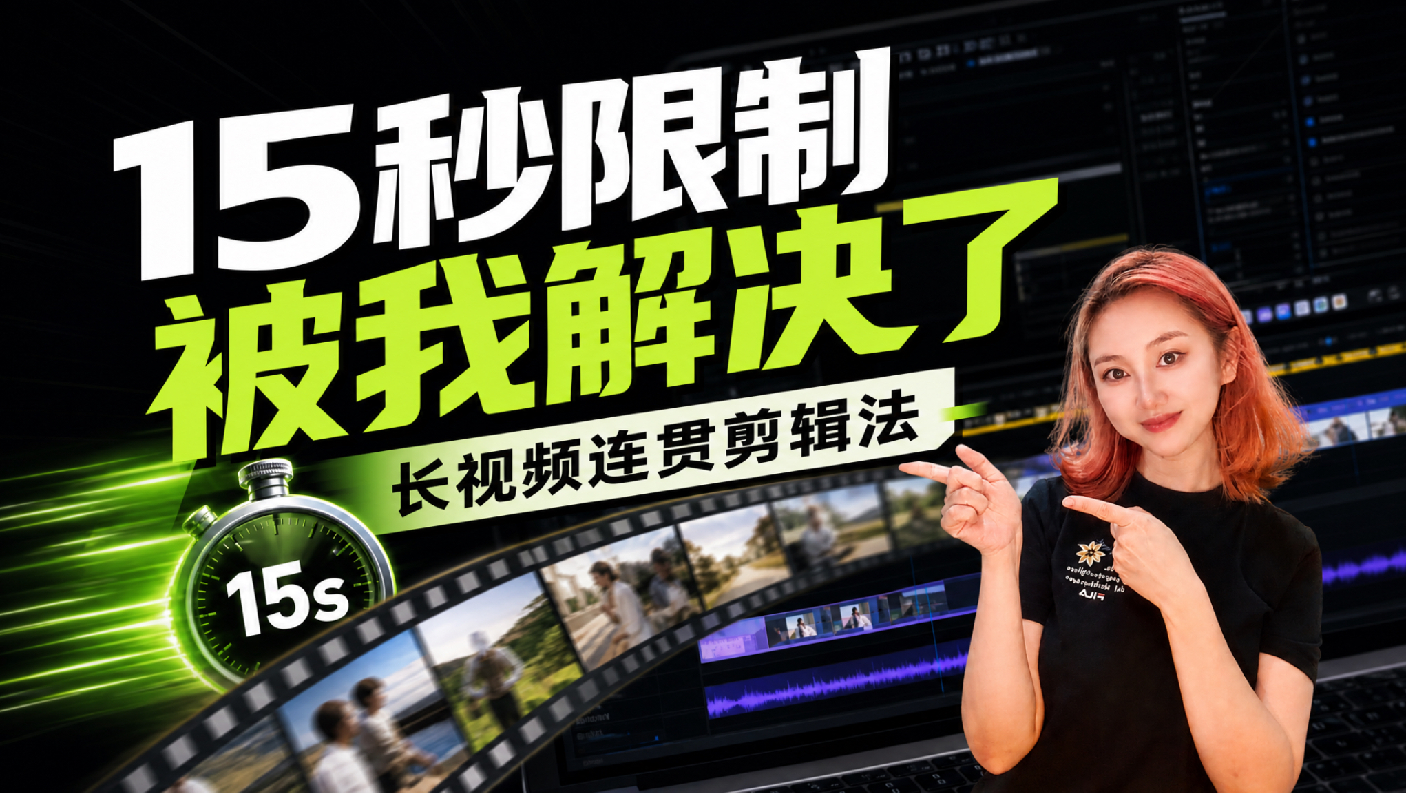 别再硬续15秒了！AI长视频丝滑连贯的3个方法
