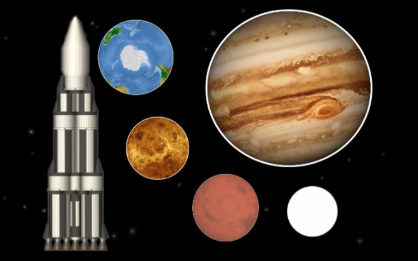仅一次发射去往太阳系全部星球航天模拟器