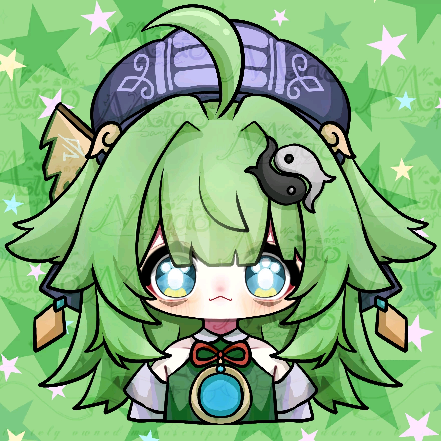 图层也没拆只做了会动的呆毛】崩坏星穹铁道同人二创绘画q版动态表情