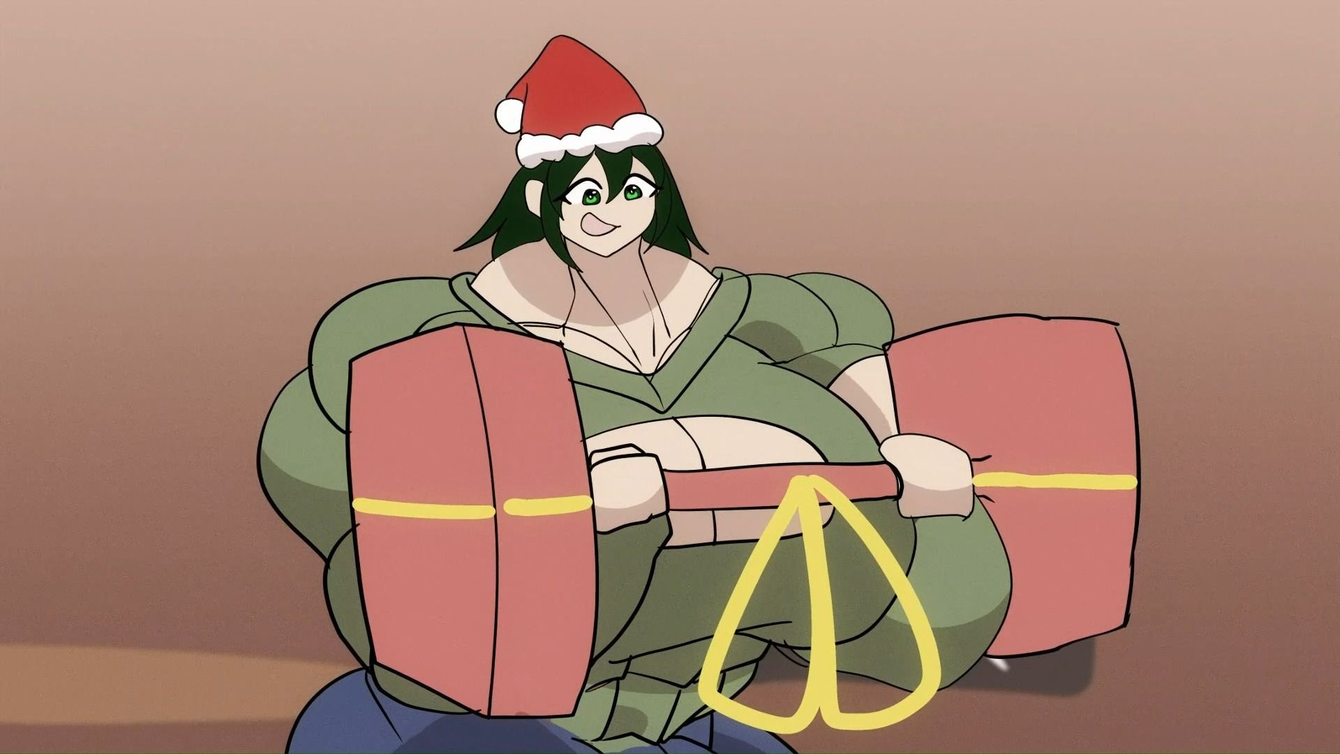 肌肉膨胀之肌肉女生长合集2