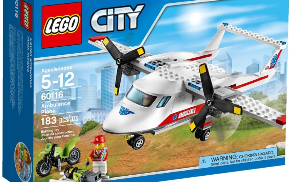 乐高城市60116救援飞机速组评测