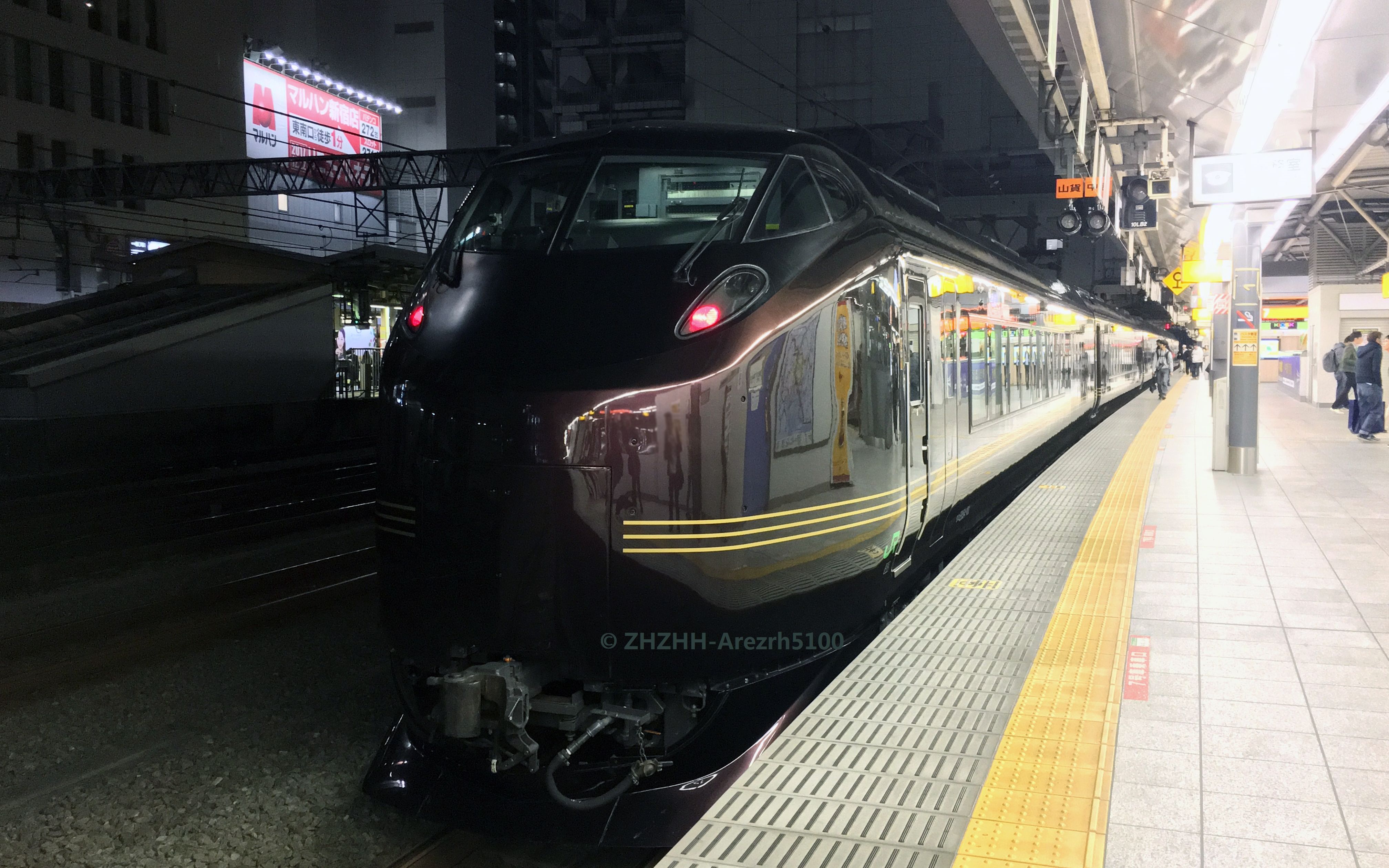 【日本铁道】e655系列车なごみ 品川站8道进站