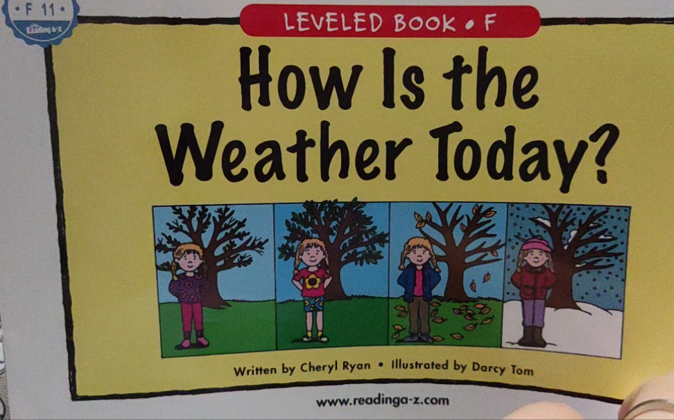 [图]ReadingA-Z Leveled Book F How Is the Weather Today?